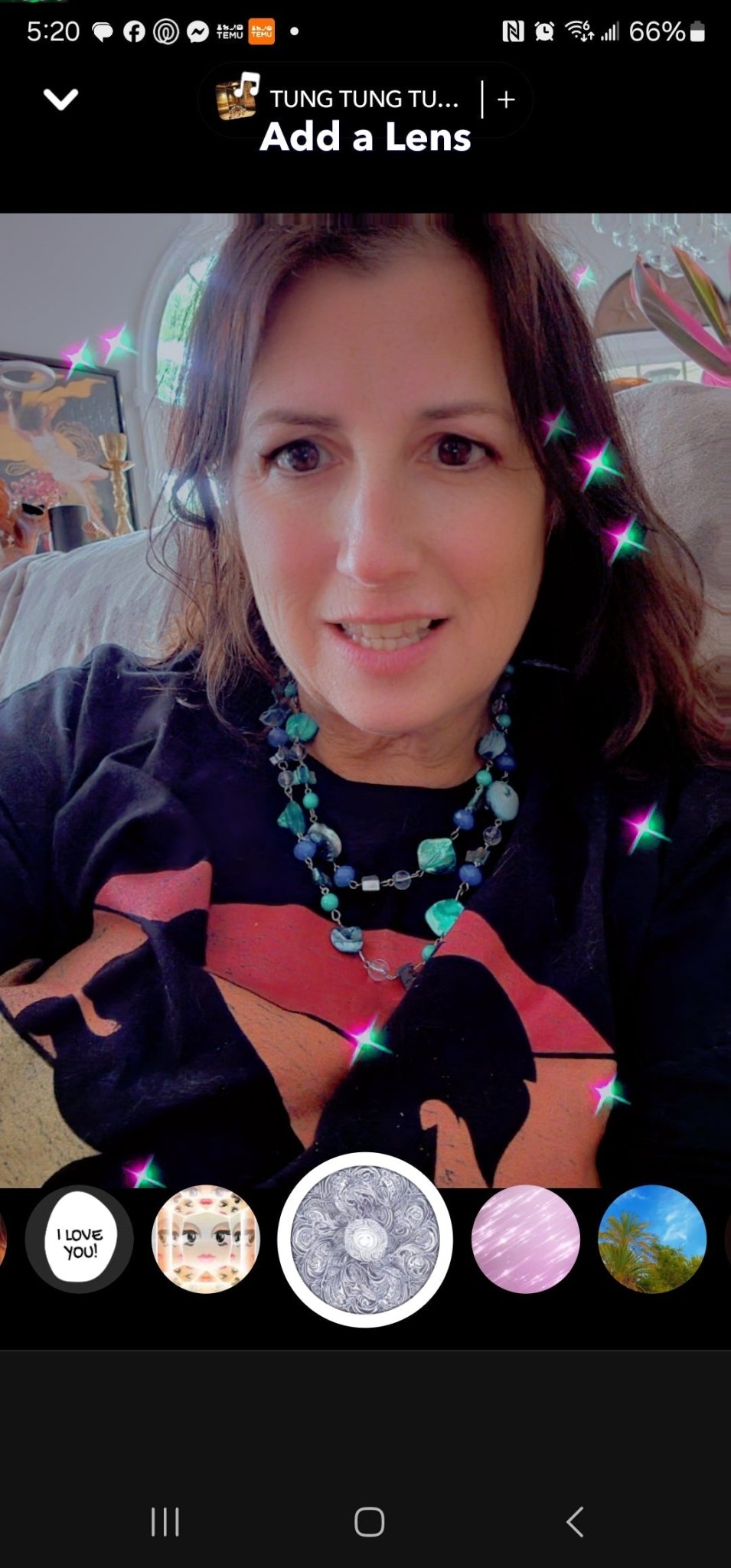 AVENUE Brand Dyed Blue Turquoise Mother of Pearl Fashion Necklace Double Strand - I Bought a Yard Sale