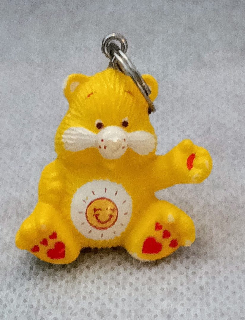 Care Bears keychain - Funshine Bear - I Bought a Yard Sale