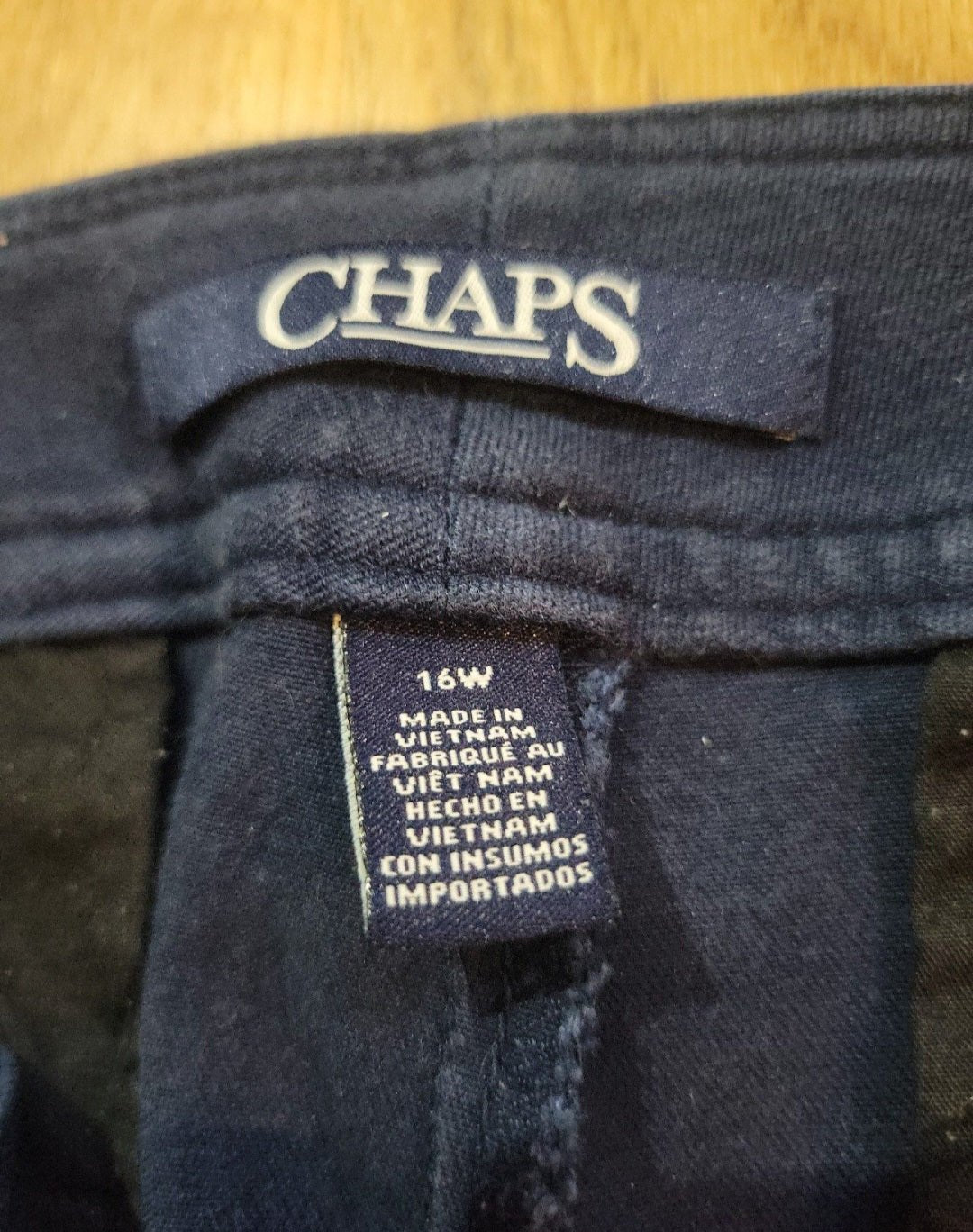 Chaps Navy Pants size 16 - I Bought a Yard Sale