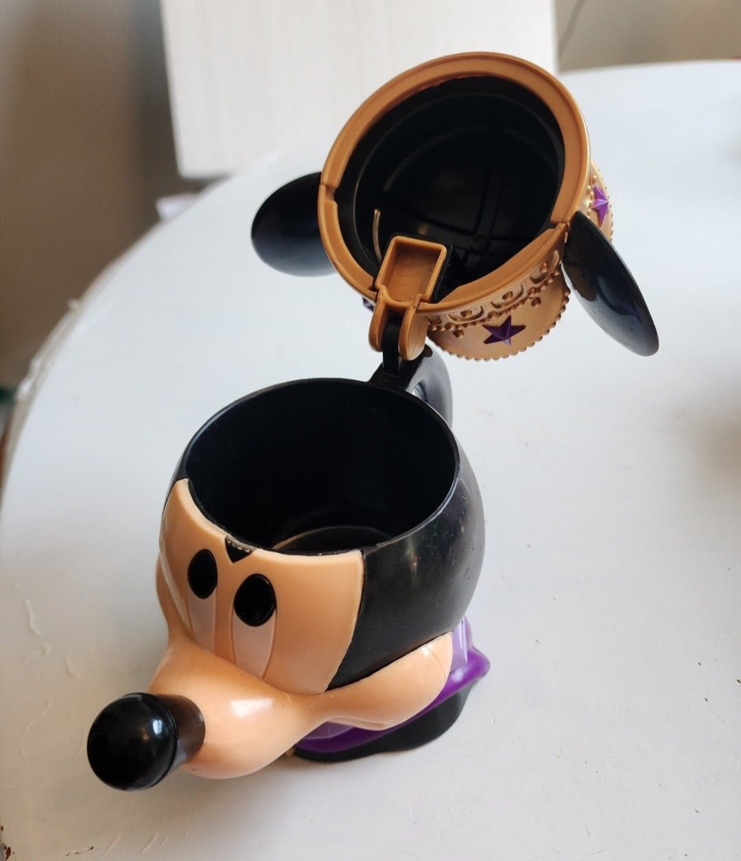 DISNEY MICKEY MOUSE MUG /CUP with Flip Lid - I Bought a Yard Sale