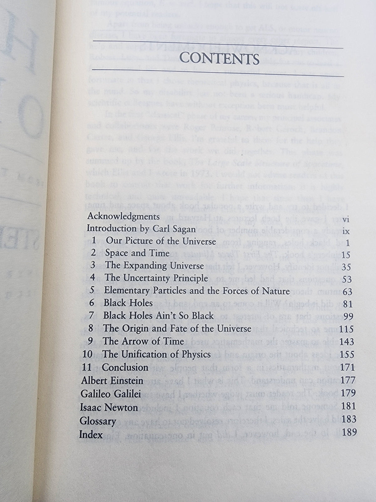 A Brief History Of Time : From The Big Bang To Black Holes by Stephen W. Hawking book