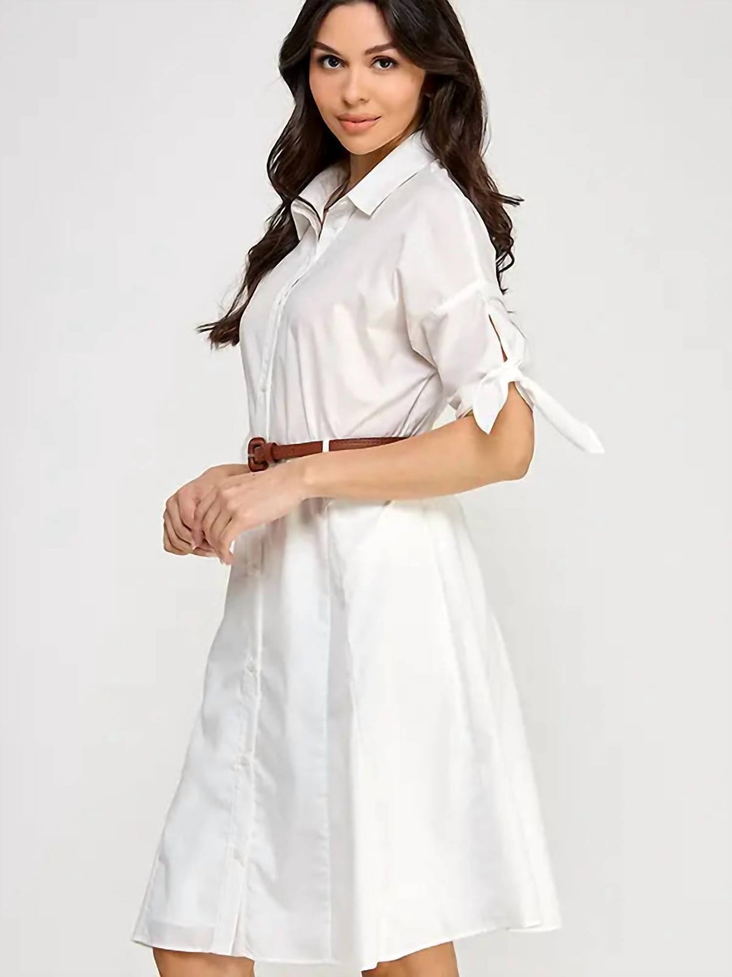 Solid Belted Mini Dress - I Bought a Yard Sale