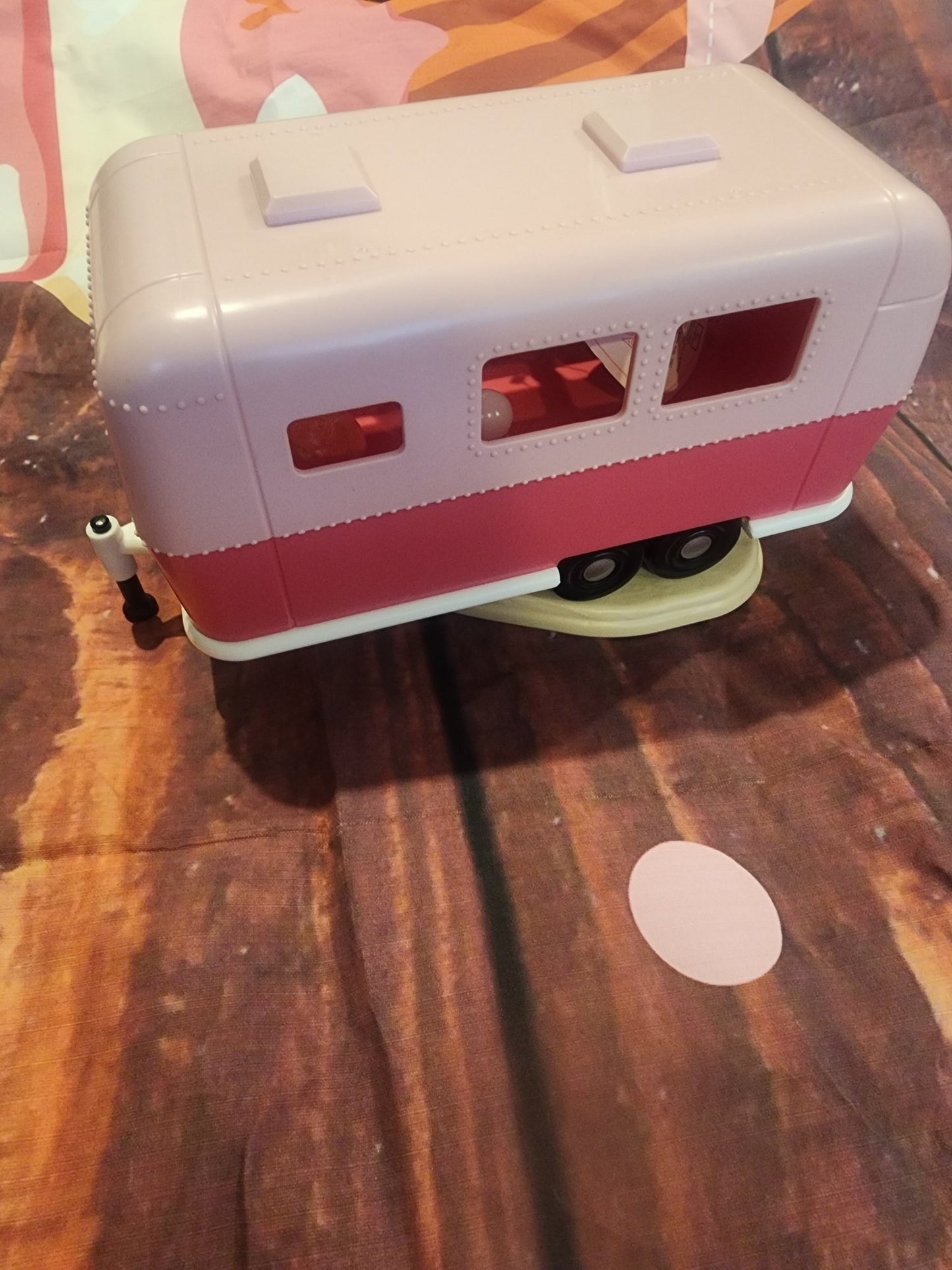 Target Bullseye Lighted Pink Airstream Camper Retro Decor Novelty Toy NEW - I Bought a Yard Sale