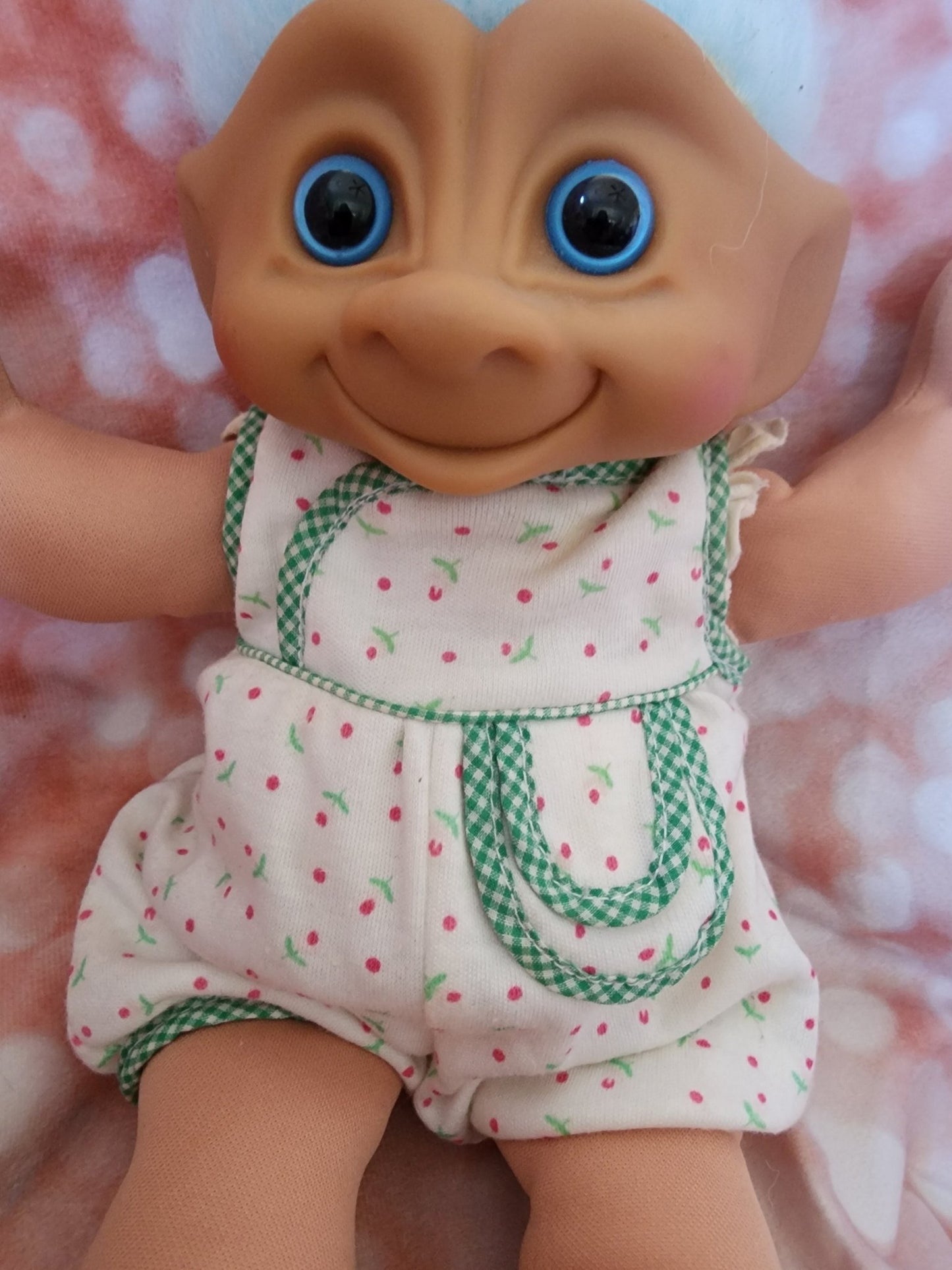 Treasure Troll Soft Body DOLL Blue Hair 12" by Ace Novelty - I Bought a Yard Sale