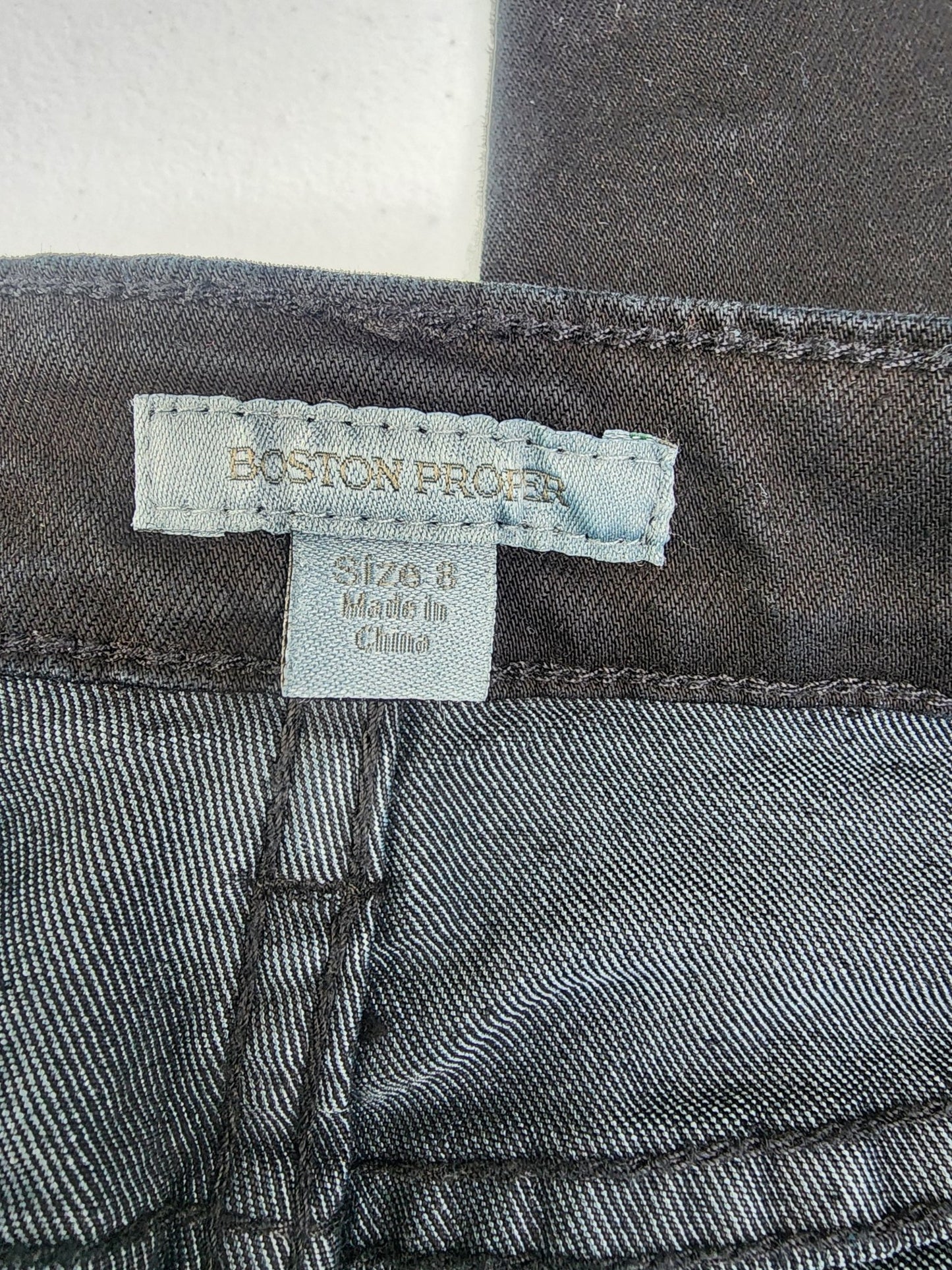 Women's Black Jeans with embellished studs on front by Boston Proper size 8. - I Bought a Yard Sale