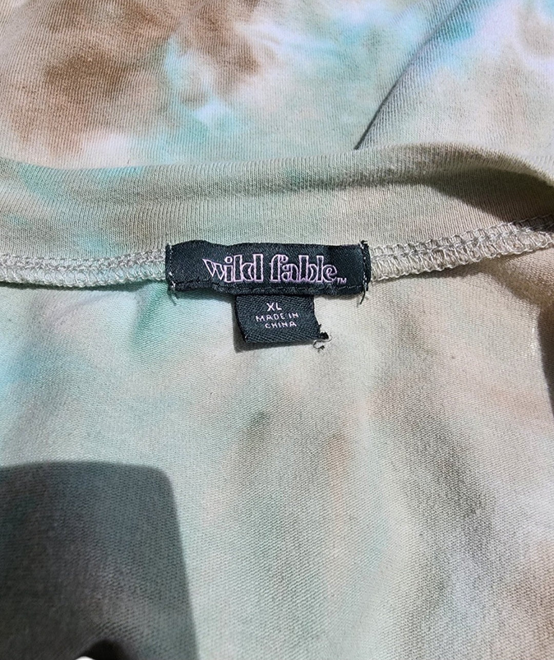 Women's Tye Dye Crop Top XL - I Bought a Yard Sale