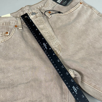 LEVIS 501 Original High Rise Straight Leg Jeans Women's Sz 32x30 Tan 125010525