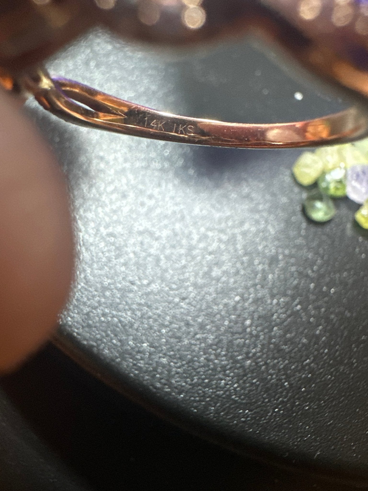 14K Rose Gold Pear Cut Diamond Wedding/Engagement Ring - I Bought a Yard Sale