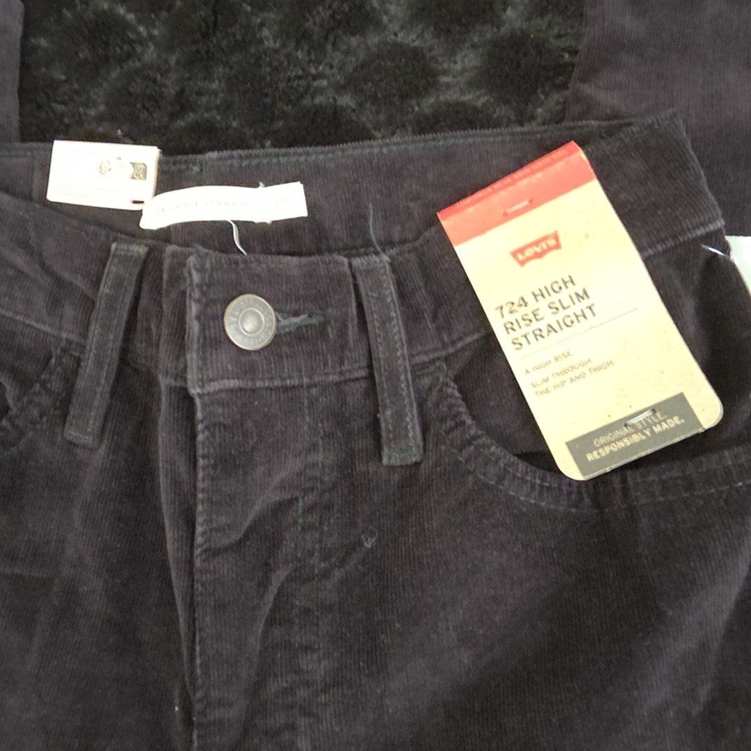 Levi's Size 26 Black New Pants