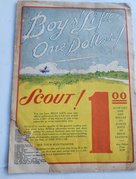 1928 - 29 THE Boy SCOUT EXECUTIVE EQUIPMENT NUMBER, - I Bought a Yard Sale
