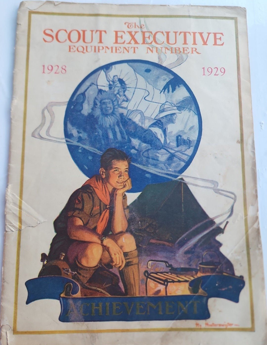 1928 - 29 THE Boy SCOUT EXECUTIVE EQUIPMENT NUMBER, - I Bought a Yard Sale