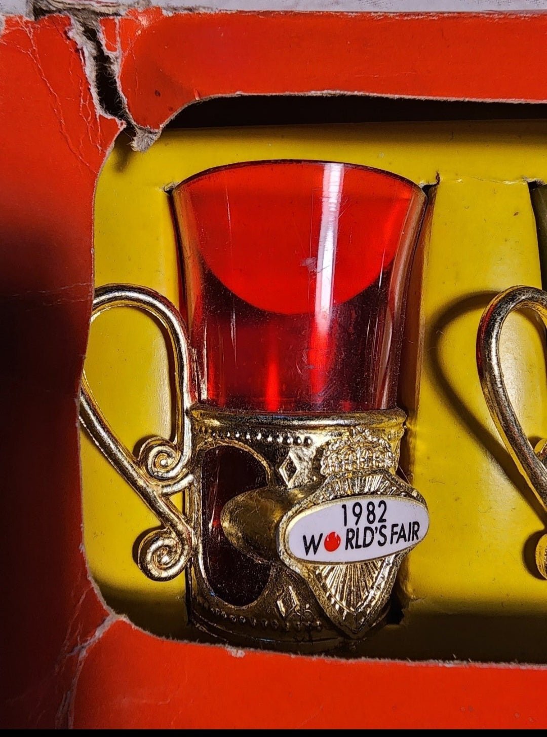 1982 World's Fair Plastic Shot Glasses from Knoxville Tennessee - I Bought a Yard Sale