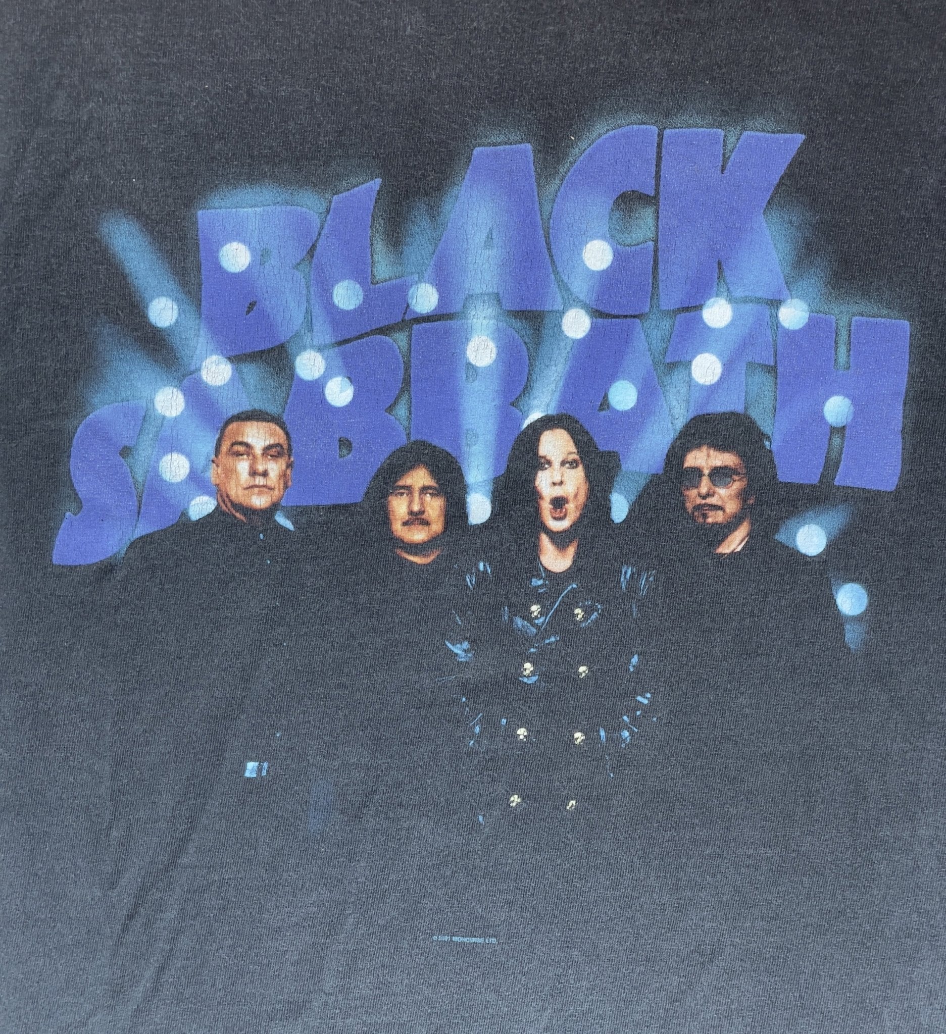 2001 Tour Two - Sided Black Shirt | Hanes Heavyweight 100% Cotton Men's XL Short Sleeve T-Shirt | - I Bought a Yard Sale