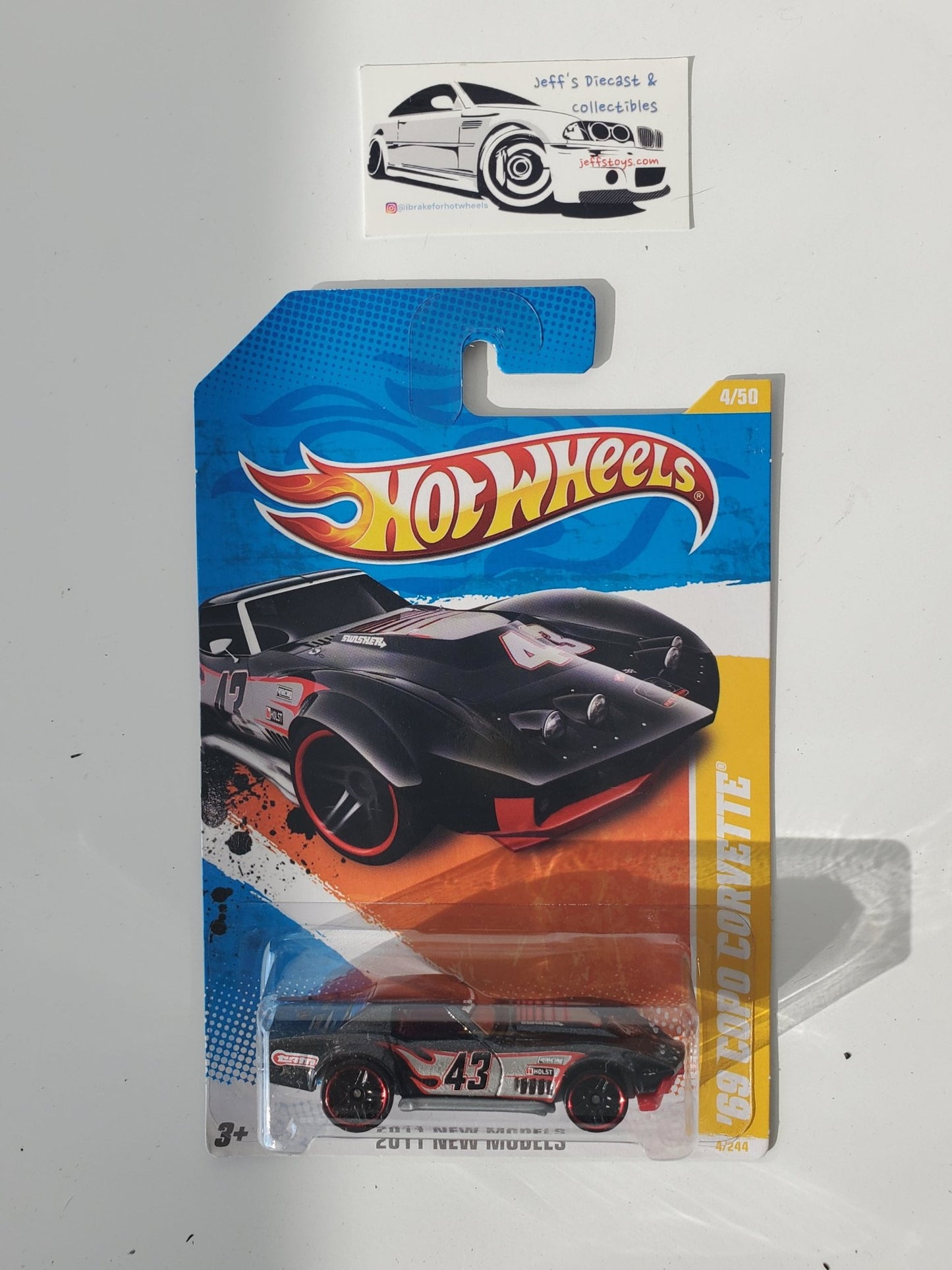 2011 Hot Wheels '69 Copo Corvette 4 Black - I Bought a Yard Sale