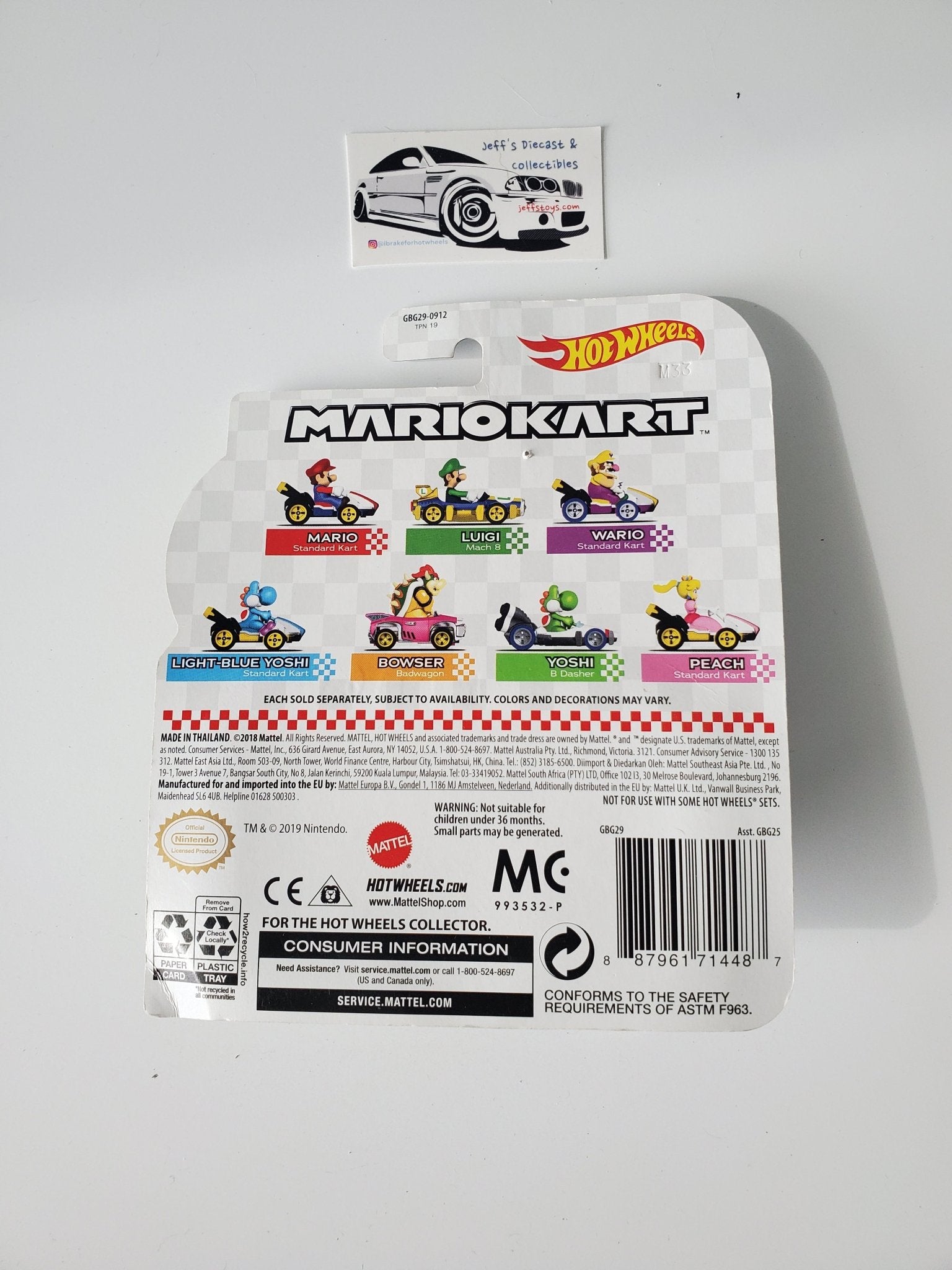 2018 Hot Wheels Mario Kart Yoshi B Dasher - I Bought a Yard Sale