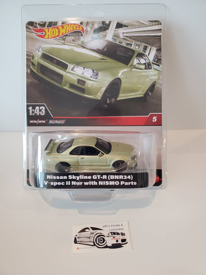 2024 Hot Wheels Premium 1:43 Nissan Skyline GT - R BNR34 - I Bought a Yard Sale