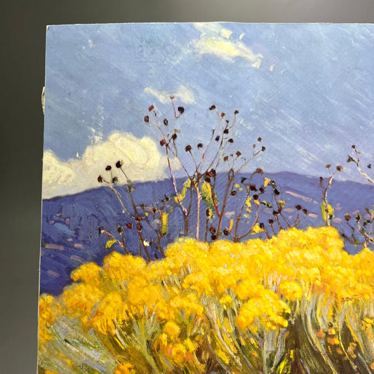E. MARTIN HENNINGS Desert Land Painting On Foam Board 19"x15" (Like New)