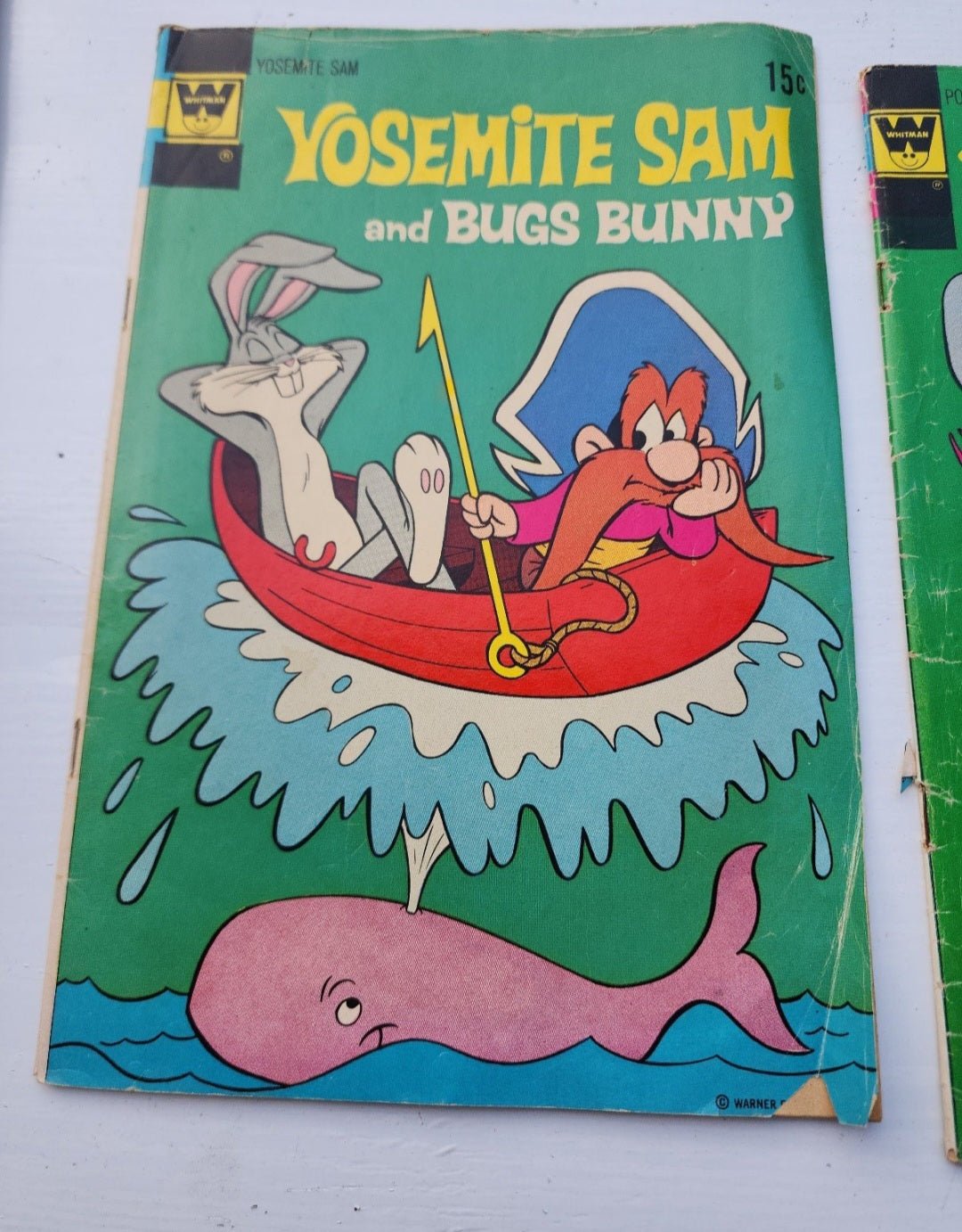 3 Whitman Comics Bugs Bunny Yosemite Sam & Porky Pig - I Bought a Yard Sale