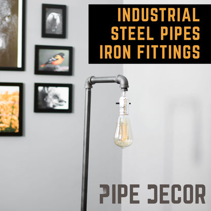 Reader Floor Lamp By PIPE DECOR