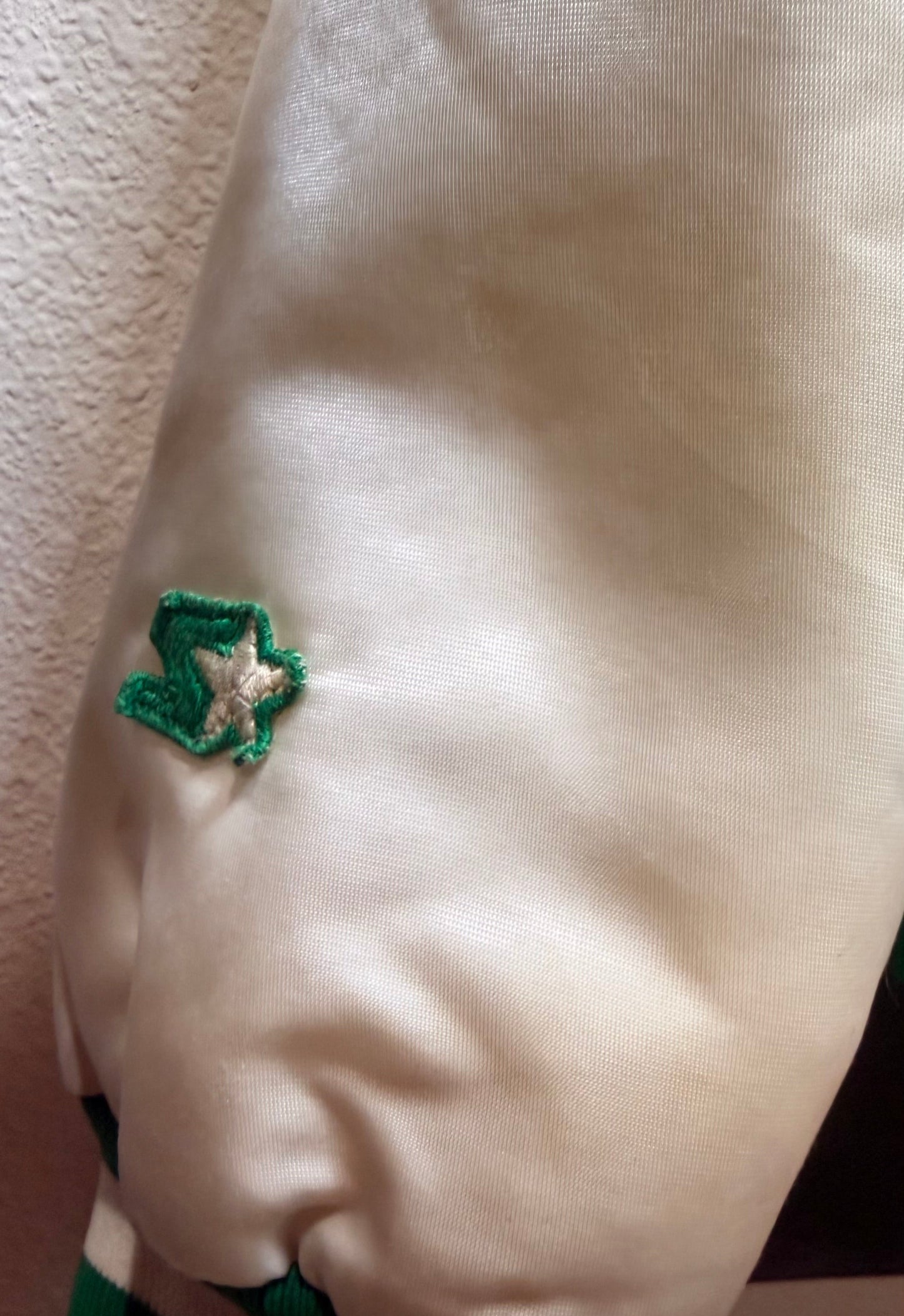 Rare Vintage White Satin Celtics Starter Jacket