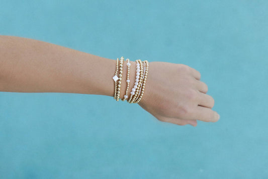 3mm fresh water pearl bar bracelet - I Bought a Yard Sale