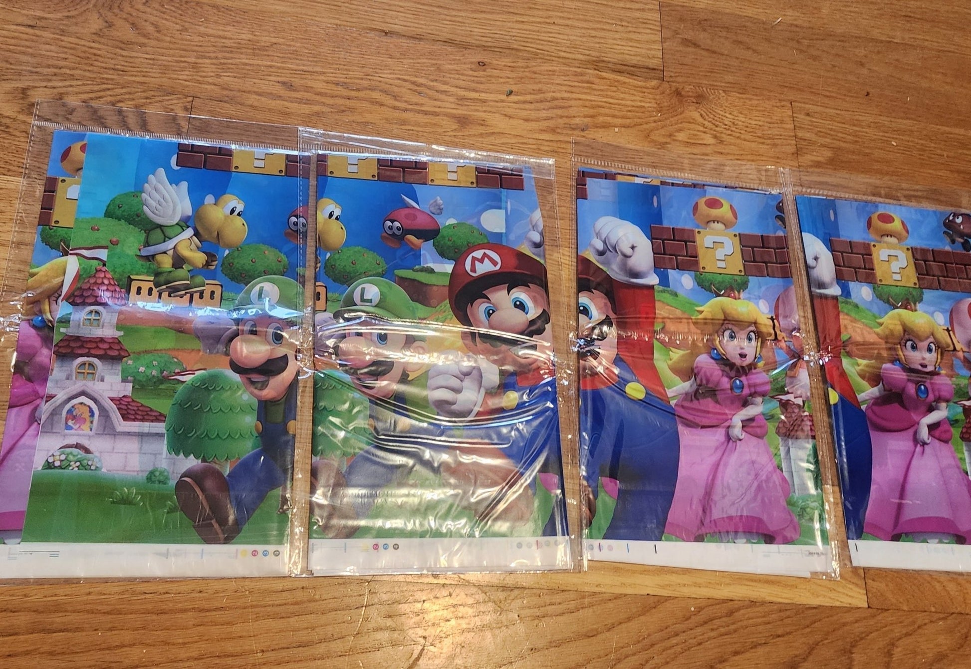 4 PCS Mario Birthday Party Tablecloth 42.5 x 70.8 inch, Brother Party Tablecloth for Mario Birthday Party Supplies Decorations - I Bought a Yard Sale