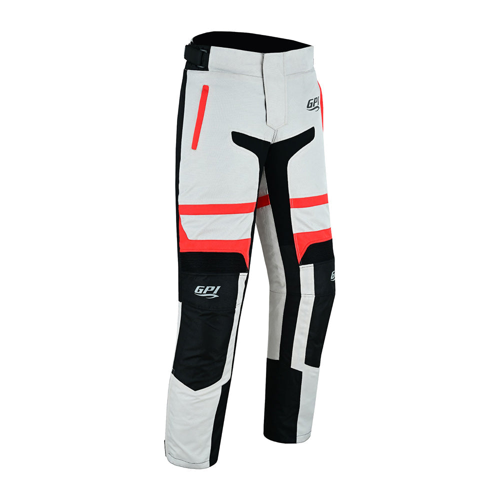 High Premium Quality Adjustable/Black/Red Multi-Color Motorcycle Pants – Beach