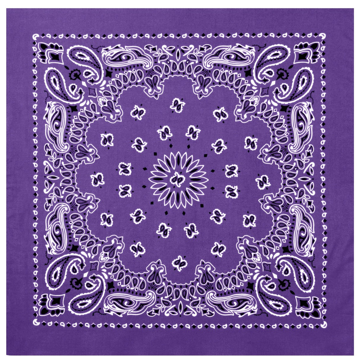 Rothco Trainmen Paisley Bandana – Extra-Large 27” X 27"