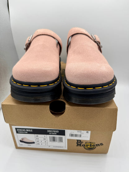 Dr Martin Zebzag Mule Unisex , Powder Pink