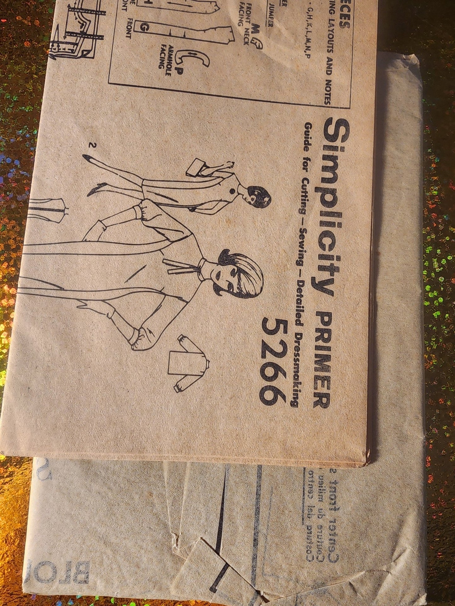 5266 Vintage Simplicity SEWING Pattern Misses 1960s Dress Jumper Blouse Sz 12 - I Bought a Yard Sale