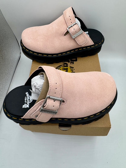 Dr Martin Zebzag Mule Unisex , Powder Pink