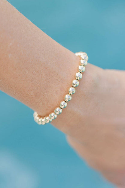 6mm gold ball bracelet - I Bought a Yard Sale