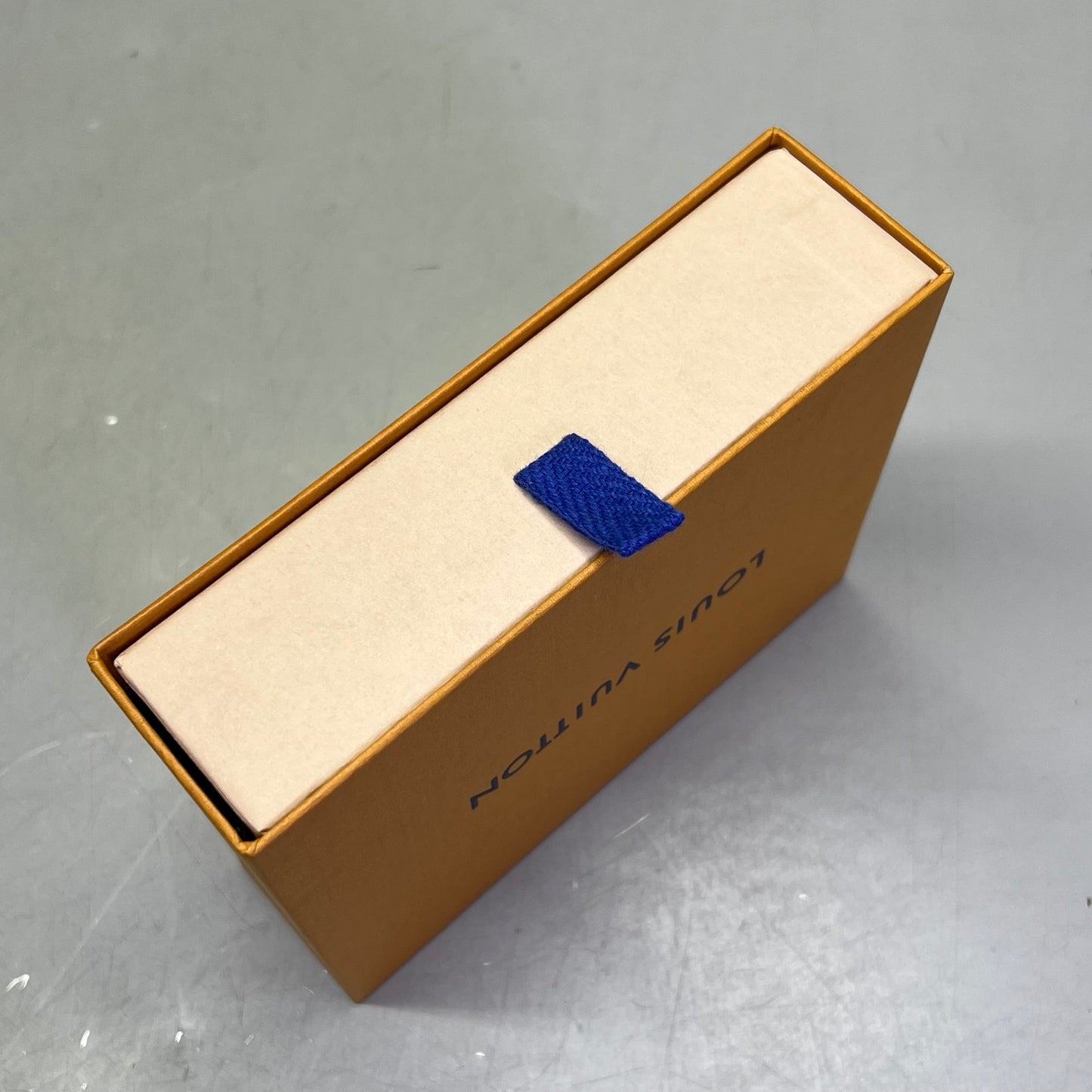 LOUIS VUITTON Empty Pull Out Product Box 6"L X 5"w X 1" D Orange