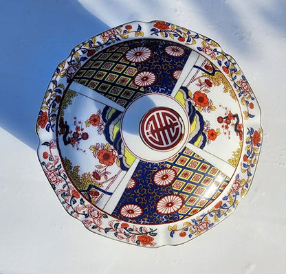 8" Asian Tatung Imari Cathay Octagon Covered Casserole Serving Bowl China - I Bought a Yard Sale