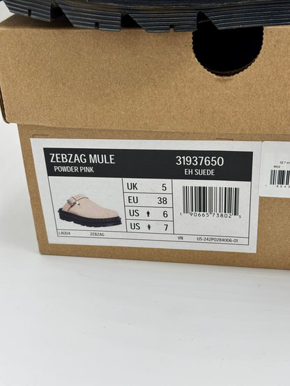 Dr Martin Zebzag Mule Unisex , Powder Pink
