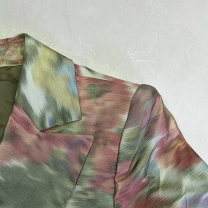 ARMANI COLLEZIONI Floral Print Blazer w/ Button Rose Women's Sz 4 (Pre-Owned)