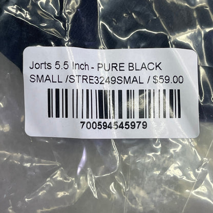 HANDUP APPAREL Jorts 5.5" SMALL Men's Pure Black STRE3249SMAL