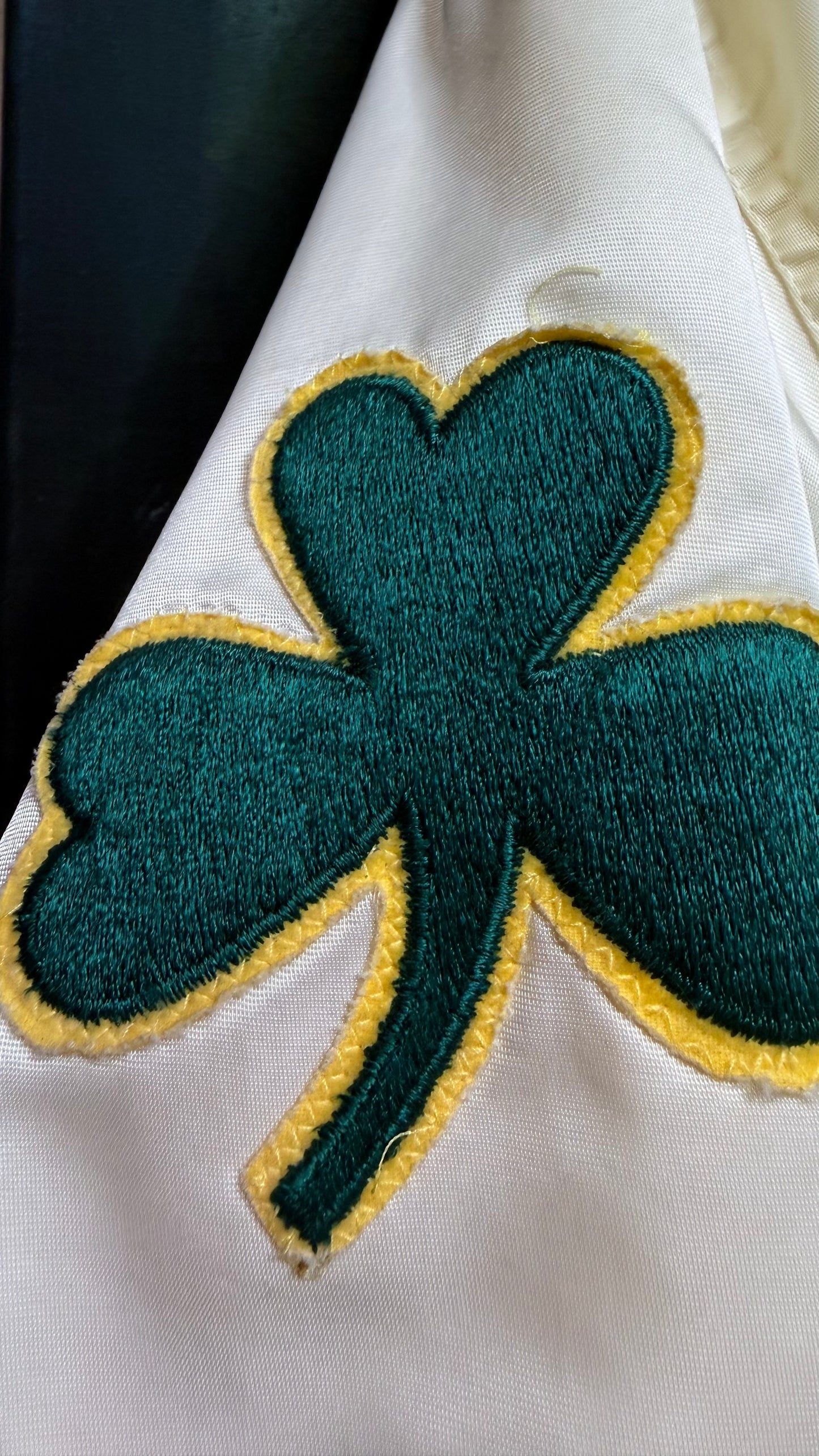 Rare Vintage White Satin Celtics Starter Jacket