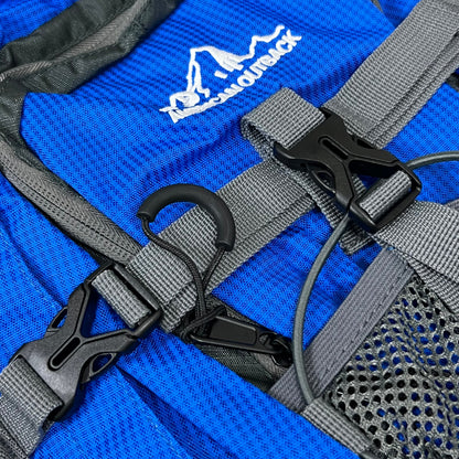 AMERICAN OUTBACK World Famous Hiker Sports Hydration Pack 2L Blue/Grey XHB-049