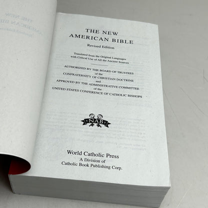 WORLD BIBLE PUBLISHING The New American Bible Revised Edition  1394 Pages Red