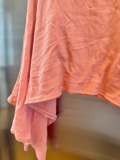 Wildfox Seahorse Tank Top V Neck in Coral Orange * Pre-Owned *