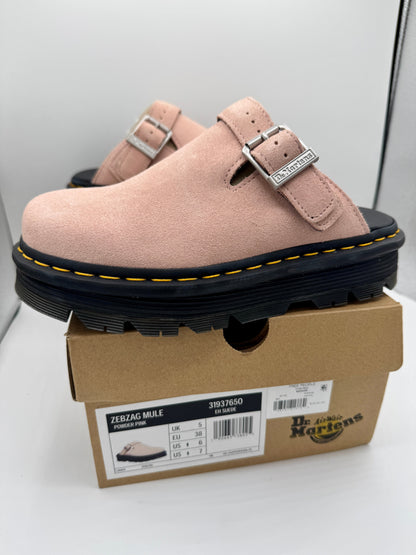 Dr Martin Zebzag Mule Unisex , Powder Pink