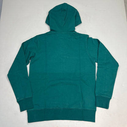 MONSTERCAT Hooded Drawstring Sweatshirt W/ Velvet Logo Men's Sz S Emerald Green