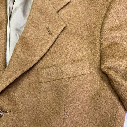 EVAN-PICONE Silk Lining Wool Outer Shell Blazer Men's Sz 36R Khaki Brown (Used)