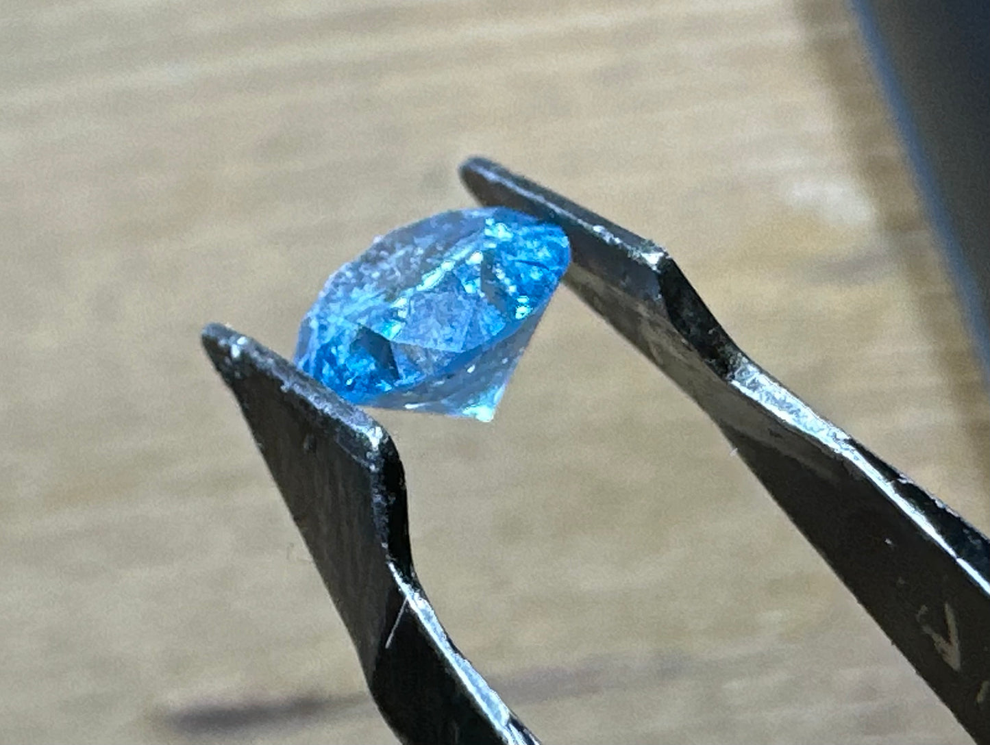 .80 Carat Natural Blue Diamond - Fancy Vivid Blue, Round Brilliant Cut, Rare Gemstone