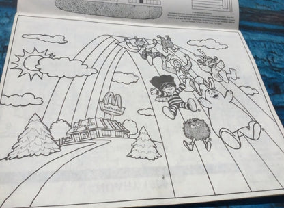 Ronald McDonald Calendar 1989  coloring book