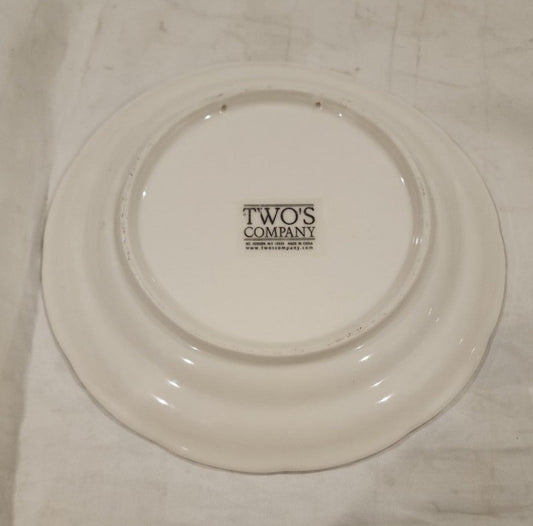 Two’s Company Brown Transferware Women & Urns Wall Hanging Plate