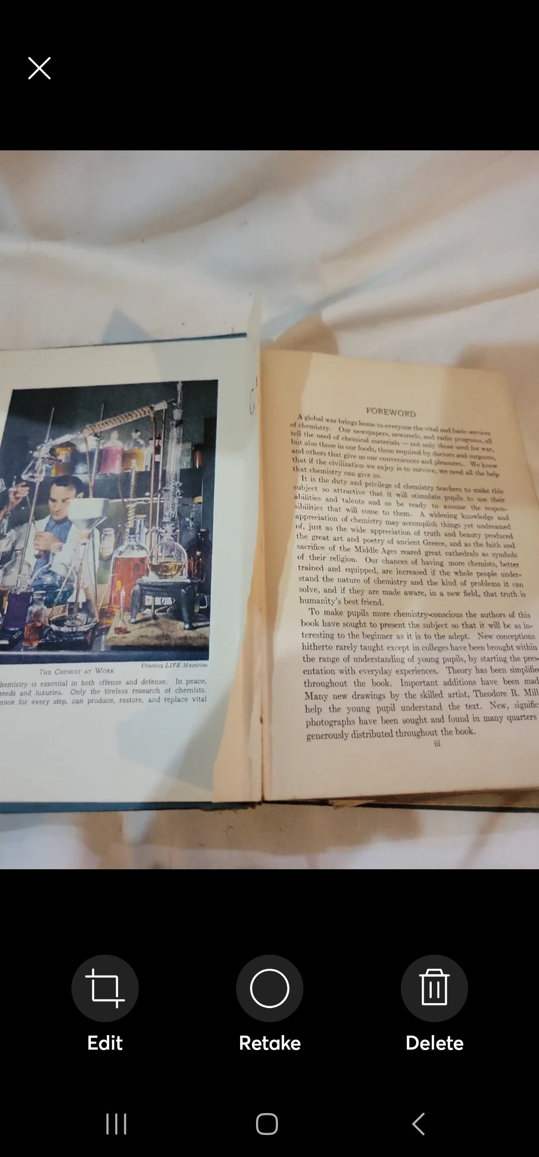 Elements of Chemistry 1944 Book by Allyn & Bacon
