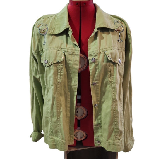Women's Margarita Lime Green Jacket L
