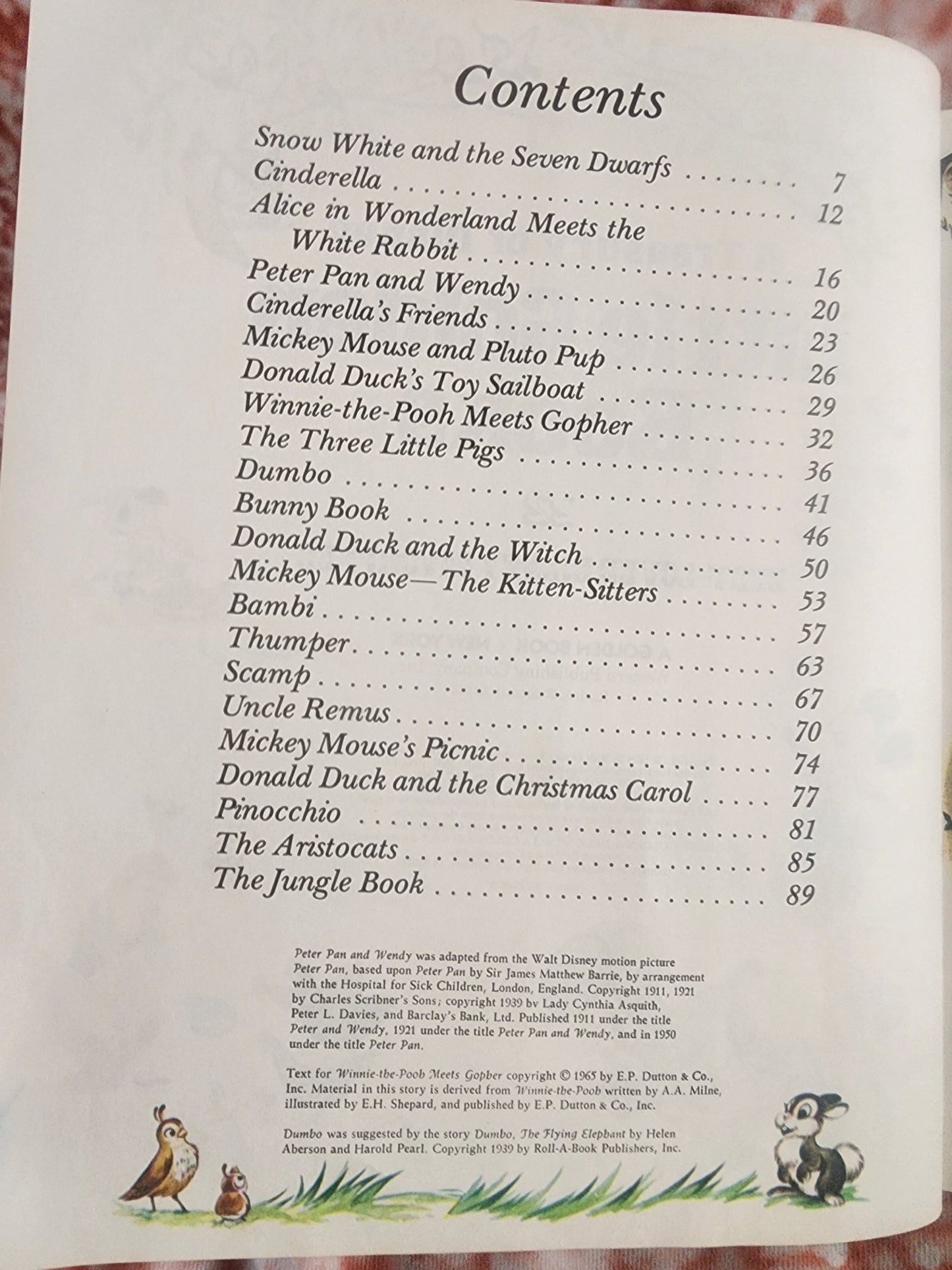 A Treasury of Disney Little Golden Books 22 Best - loved Disney Favorites HC 1978 - I Bought a Yard Sale